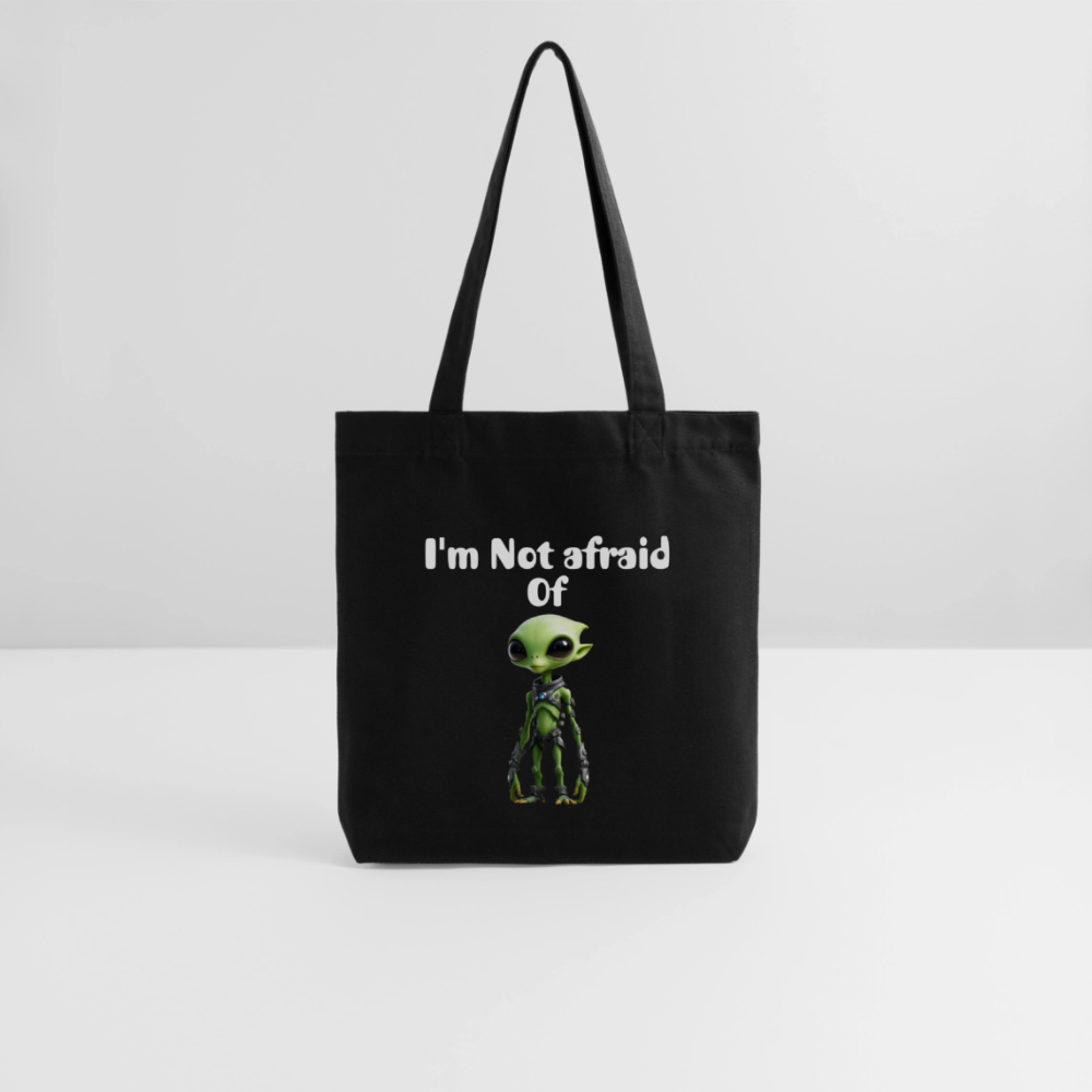 Bolsa de tela heavyweight recycled Stanley/Stella, Not Afraid - negro
