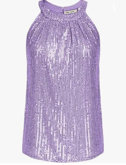Women's Halter Round Neck Top Sequin Camisole - Meli Meli CDMX