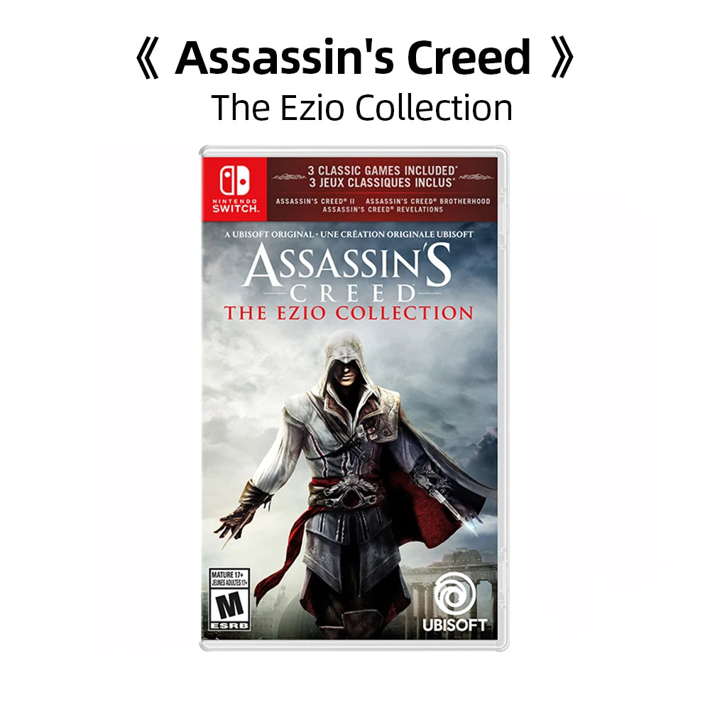 Nintendo Switch- ASSASSIN CREED THE EZIO COLLECTION - Games Physical Cartridge
