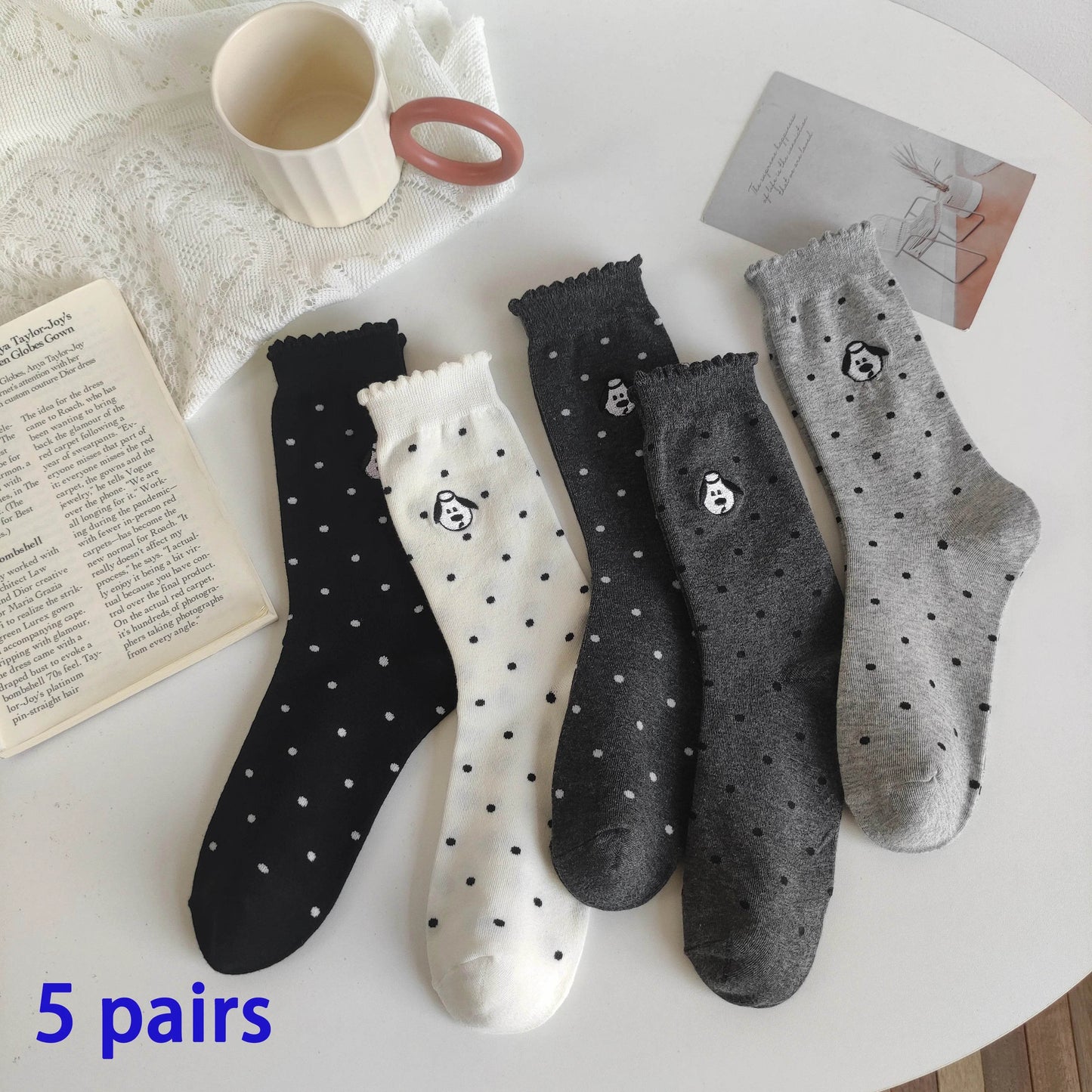 8 Pairs Women/Men Boat Socks Invisible Low Cut Silicone Non-Slip Summer No-Show Ankle Socks Solid Color Casual Breathable - Meli Meli CDMX