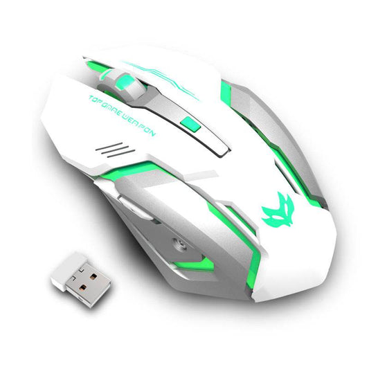Wireless Charging Silent Gaming Mouse Machinery - Meli Meli CDMX