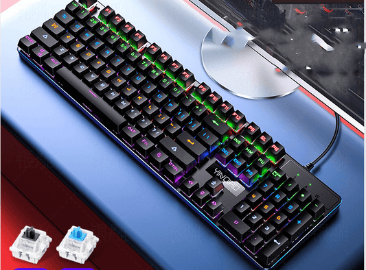 Silver Eagle ZK3 Real Mechanical Keyboard Game Green Axis Black Axis Wired USB Computer Accessories - Meli Meli CDMX