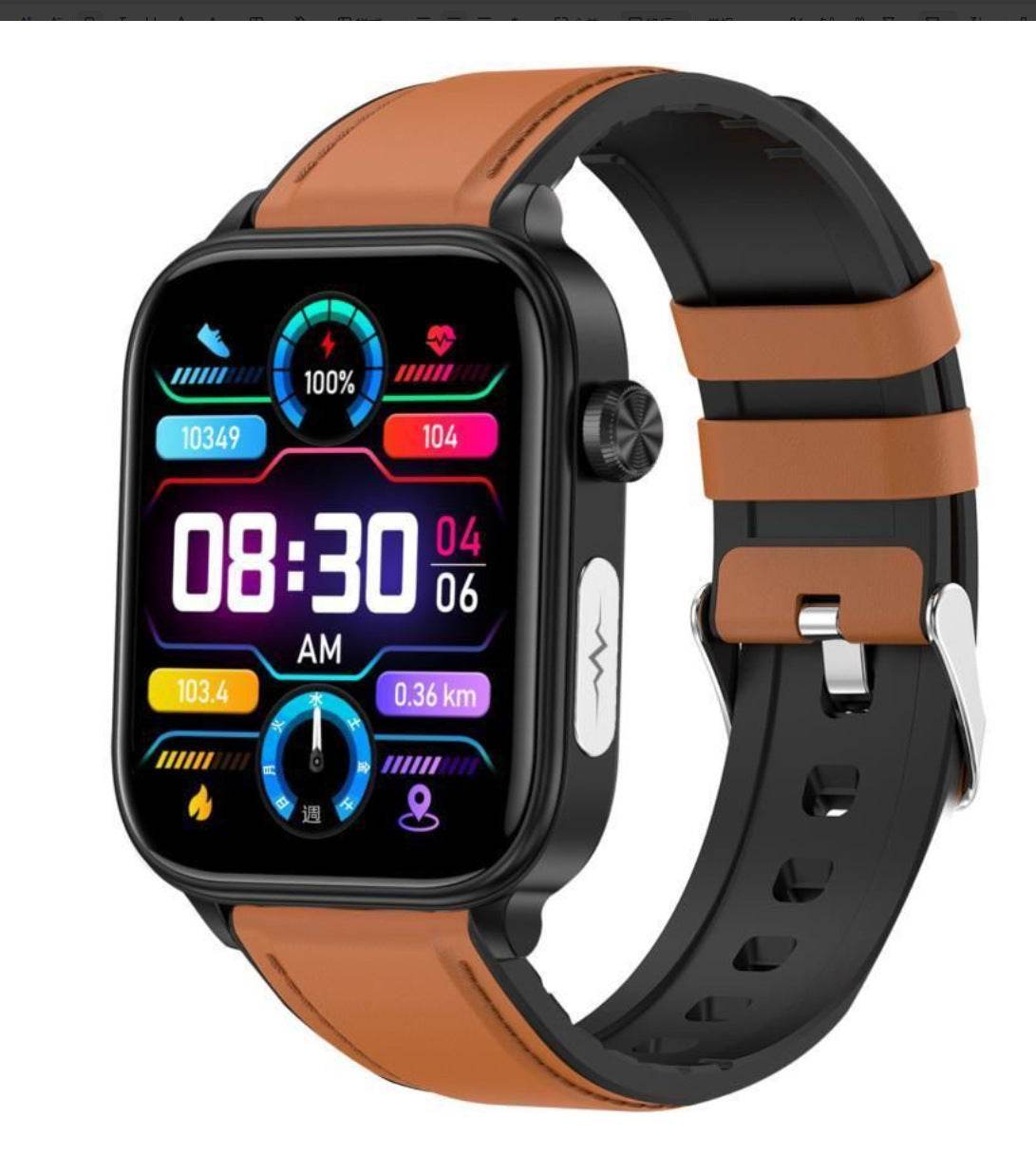 New ET570 Smart Watch Bluetooth Calling ECG ECG Function Non-invasive Blood Glucose Real Blood Oxygen Bracelet - Meli Meli CDMX