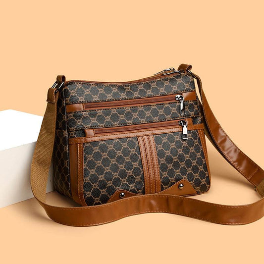 Women's Large-capacity Stitching Pattern Bag - Meli Meli CDMX