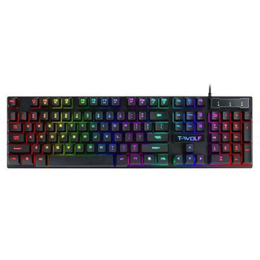 Gaming Usb Luminous Wired Keyboard Floating Manipulator - Meli Meli CDMX