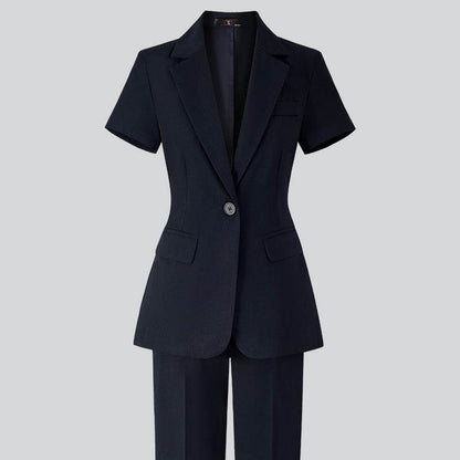 Women's Minimalist Formal Button Up Suit Jacket - Meli Meli CDMX