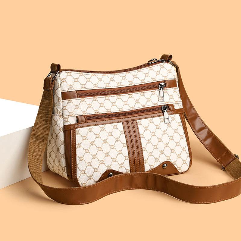 Women's Large-capacity Stitching Pattern Bag - Meli Meli CDMX