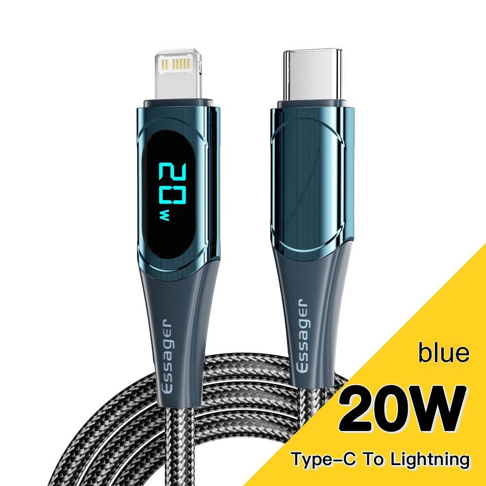 Fast Charge 100W Dual Type-c Super Fast Charge Data Cable - Meli Meli CDMX
