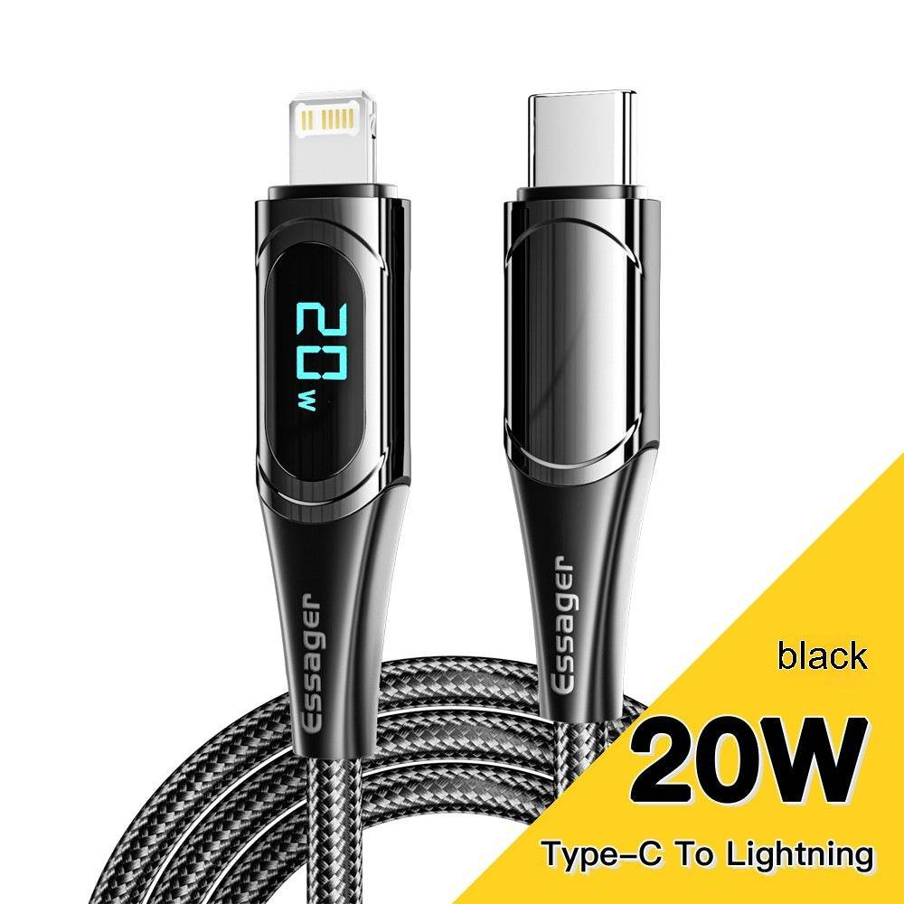 Fast Charge 100W Dual Type-c Super Fast Charge Data Cable - Meli Meli CDMX