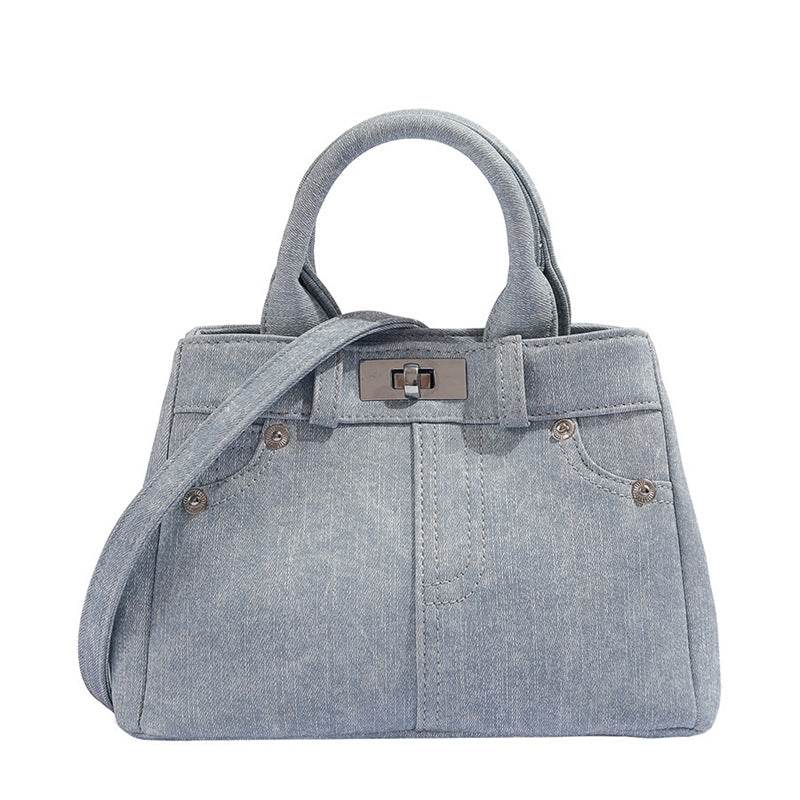 Women's Fashion Personalized Commuter Denim Handbag - Meli Meli CDMX