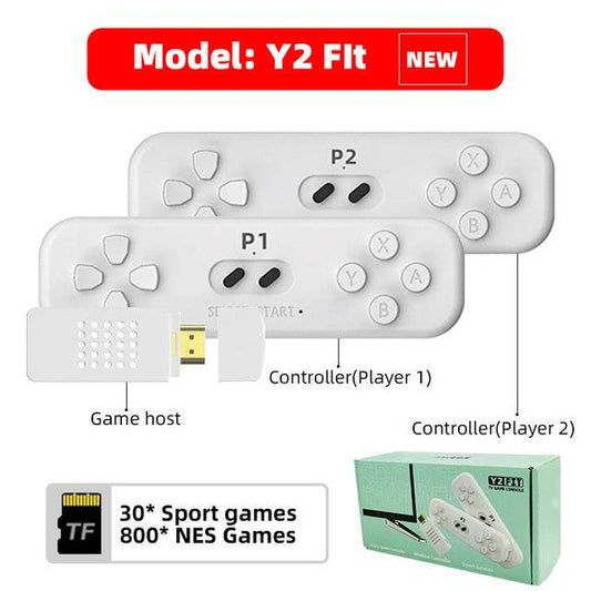Interactive Motion Sensing Wireless Game Console Classic Mini HD Doubles - Meli Meli CDMX