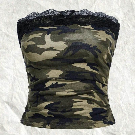 Retro Small Sling Vest Women's Slim Sleeveless - Meli Meli CDMX