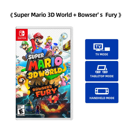 Nintendo Switch Game - Super Mario 3D World Bowsers Fury - 100% Official Original  Physical Game Card for Switch OLED Lite