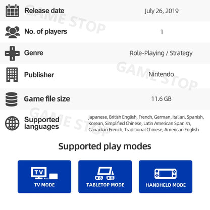 Nintendo Switch Game Deals - Fire Emblem : Three Houses - Stander Edition - Games Cartridge Physical Card TV Tabletop Handheld