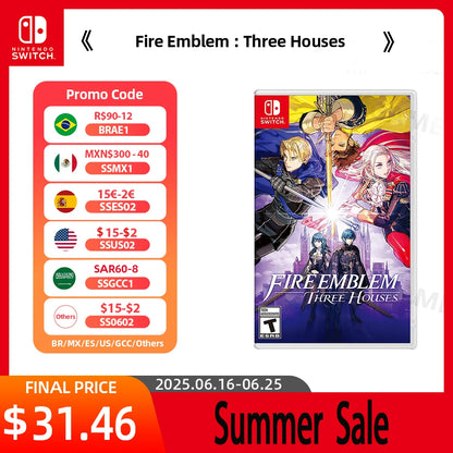 Nintendo Switch Game Deals - Fire Emblem : Three Houses - Stander Edition - Games Cartridge Physical Card TV Tabletop Handheld