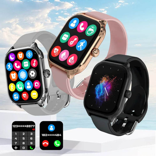 LAXASFIT H9 and H6 Smartwatch Dial to Answer Calls Calorie Tracking Heart Rate Blood Oxygen Monitoring Bluetooth Smart Watch - Meli Meli CDMX
