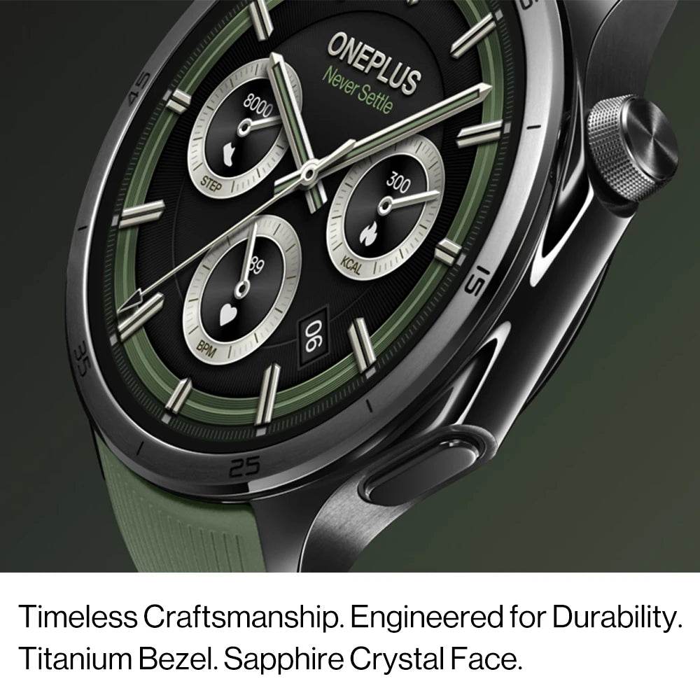 2025 OnePlus Watch 3 Global Version Smart Watch 1.5’’ AMOLED 32GB Snapdragon W5 Wear OS by Google Snapdragon W5 IP68 - Meli Meli CDMX