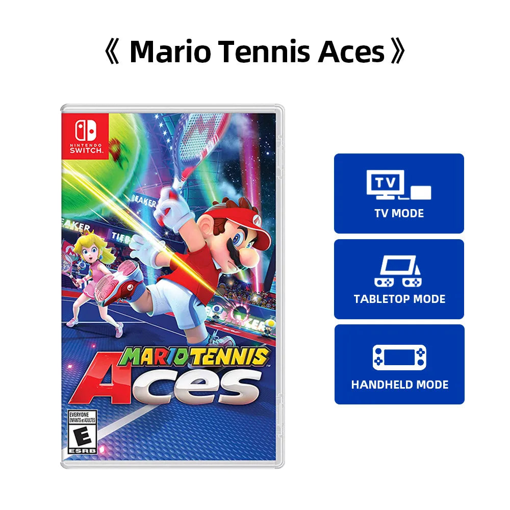 Mario Tennis Aces - Nintendo Switch Game Deals 100% Original Games Cartridge Physical Card support TV Tabletop Handheld Play