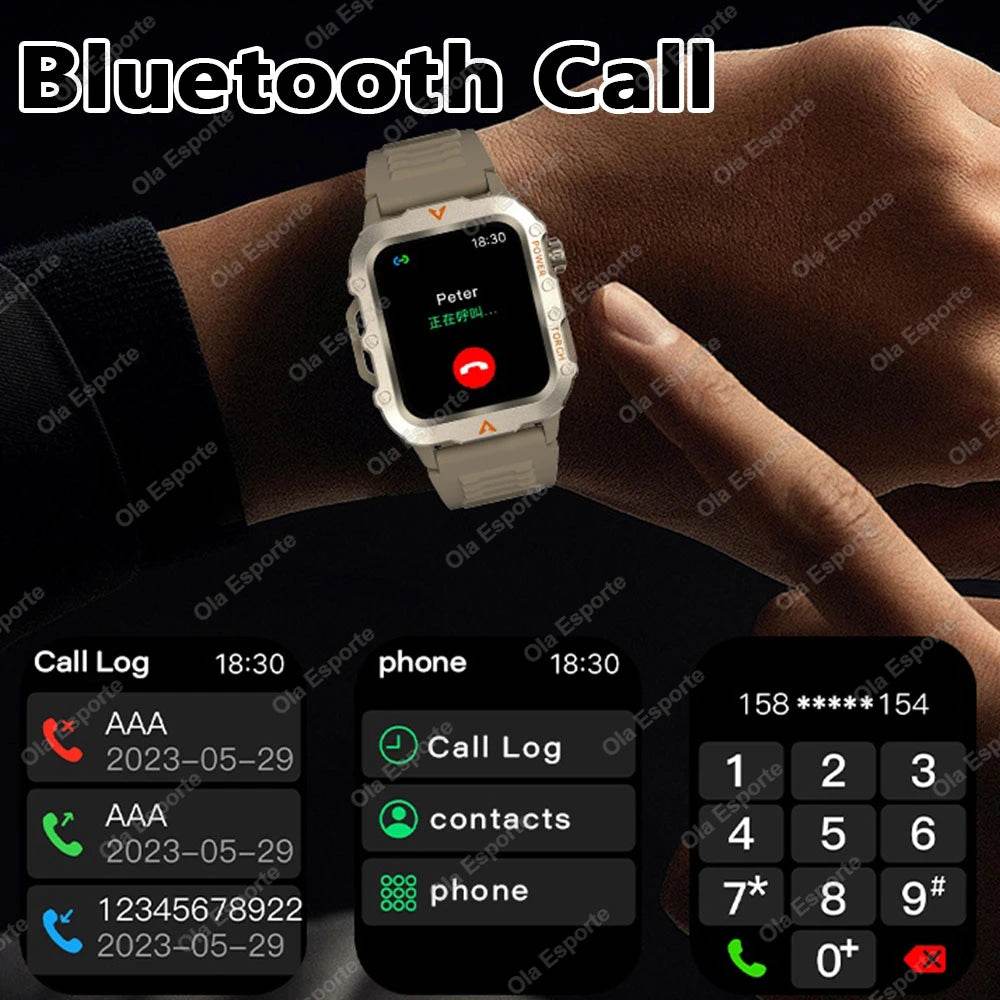 Outdoor Sport Smart Watch with Led Lighting Men Women Watches Fitness Track ECG+PGG Smart Watch for huawei xiaomi Samsung apple - Meli Meli CDMX