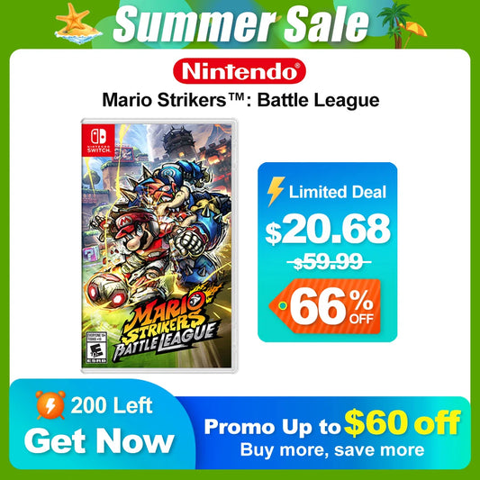 Mario Strikers Battle League Nintendo Switch Game Deals 100% Official Physical Game Card for Switch OLED Lite Game Console