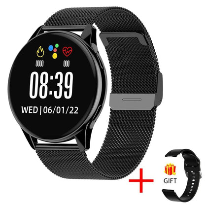 LIGE New Smart Watch 2025 Wireless Charging Smartwatch Bluetooth Calls Watches Men Women Fitness Bracelet Custom Watch Face +Box - Meli Meli CDMX