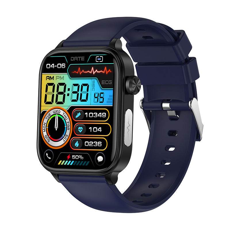 New ET570 Smart Watch Bluetooth Calling ECG ECG Function Non-invasive Blood Glucose Real Blood Oxygen Bracelet - Meli Meli CDMX