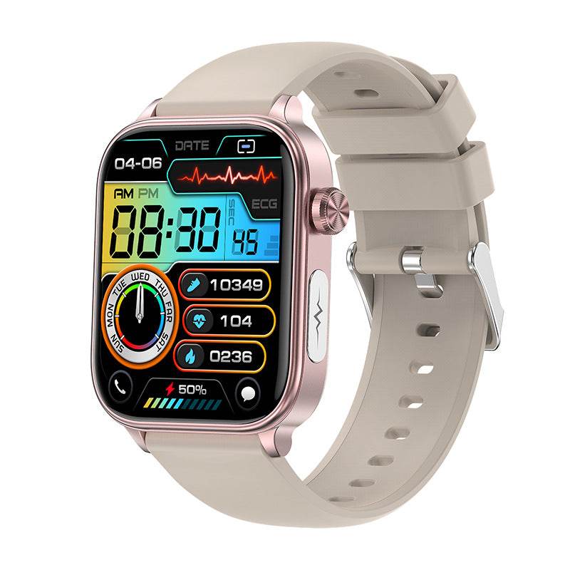 New ET570 Smart Watch Bluetooth Calling ECG ECG Function Non-invasive Blood Glucose Real Blood Oxygen Bracelet - Meli Meli CDMX