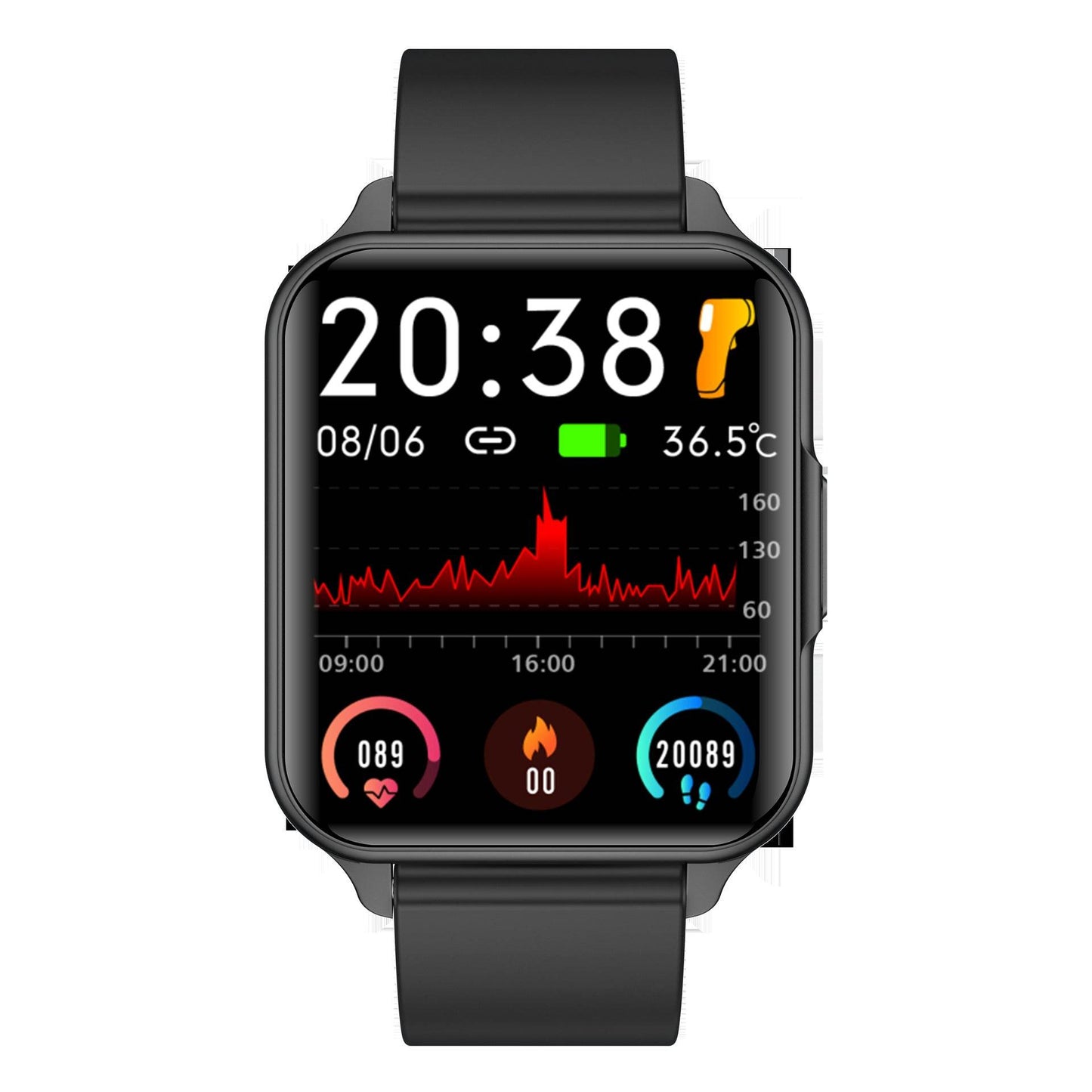 Body Temperature Heart Rate Waterproof Sports Watch - Meli Meli CDMX