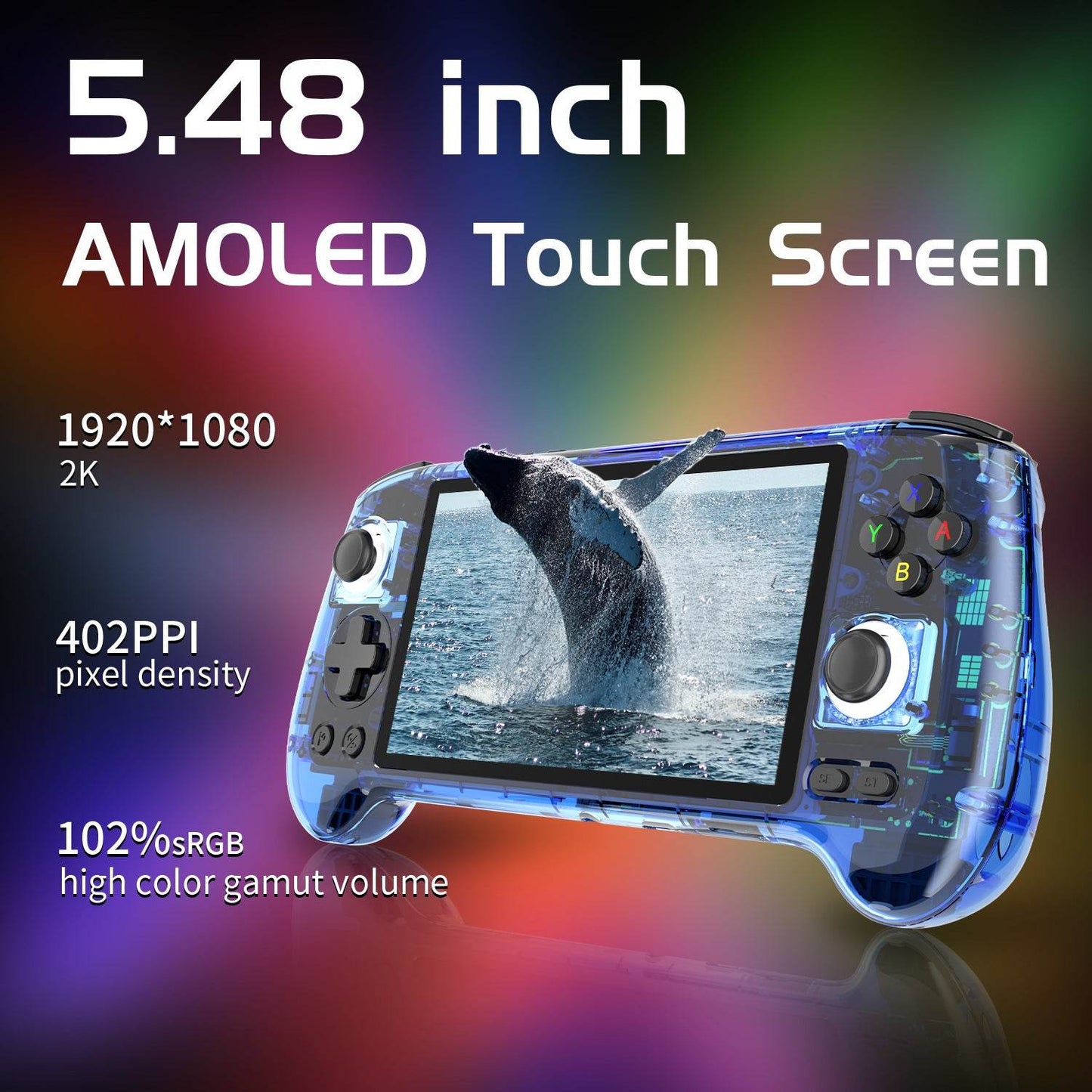 Large Screen Hall Rocker Handle Handheld Gaming - Meli Meli CDMX